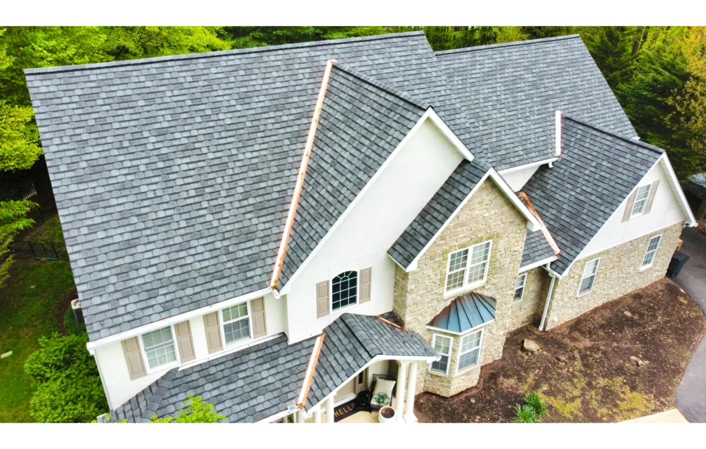 GAF Camelot Shingles - Antique Slate Color